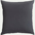 CALANQUES - Lot de 2 taies d'oreiller en coton - gris ardoise 65x65cm