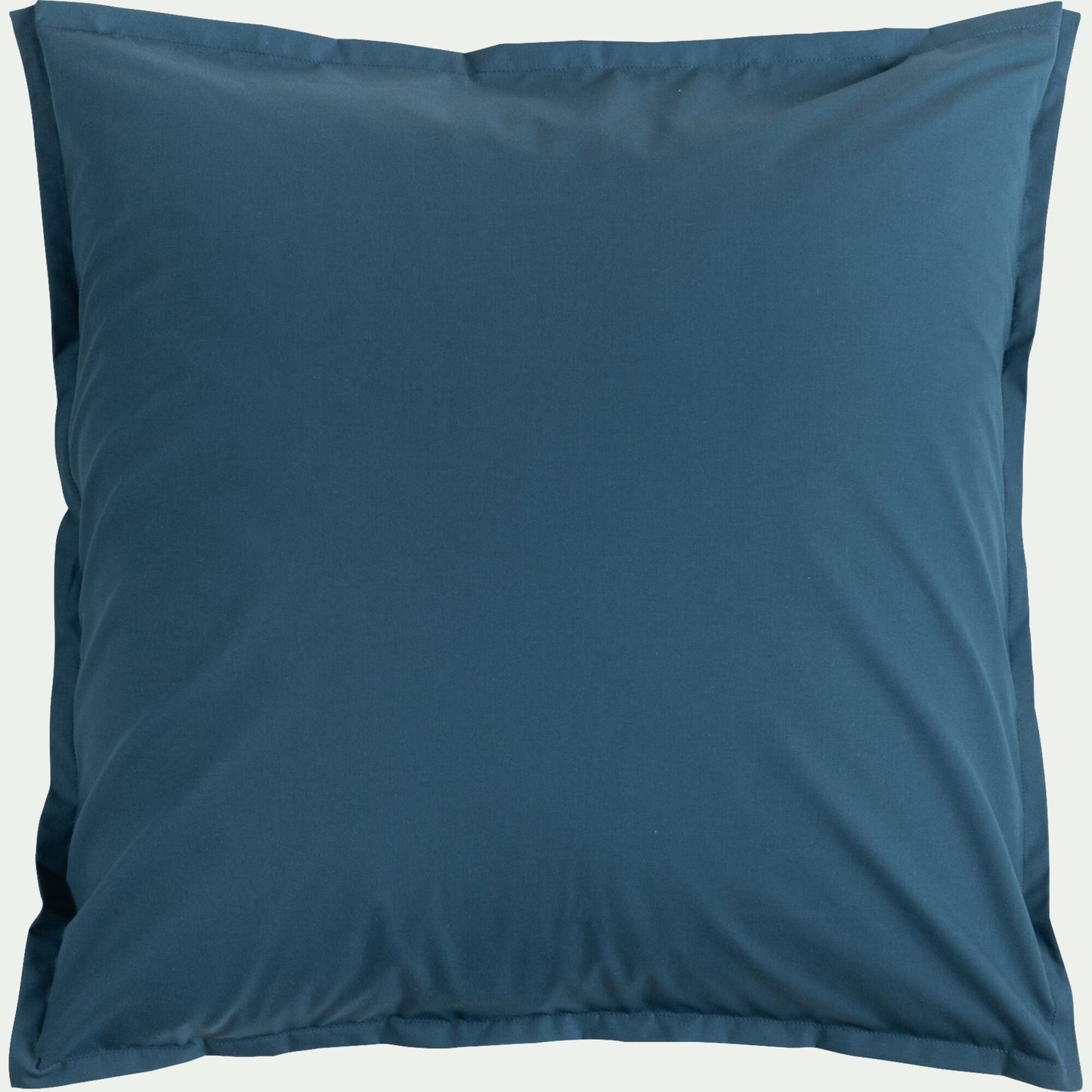 FLORE - Lot de 2 taies d'oreiller en percale de coton - bleu figuerolles 65x65cm