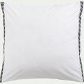 KISSOS - Lot de 2 taies d'oreiller en percale de coton 65x65cm - blanc