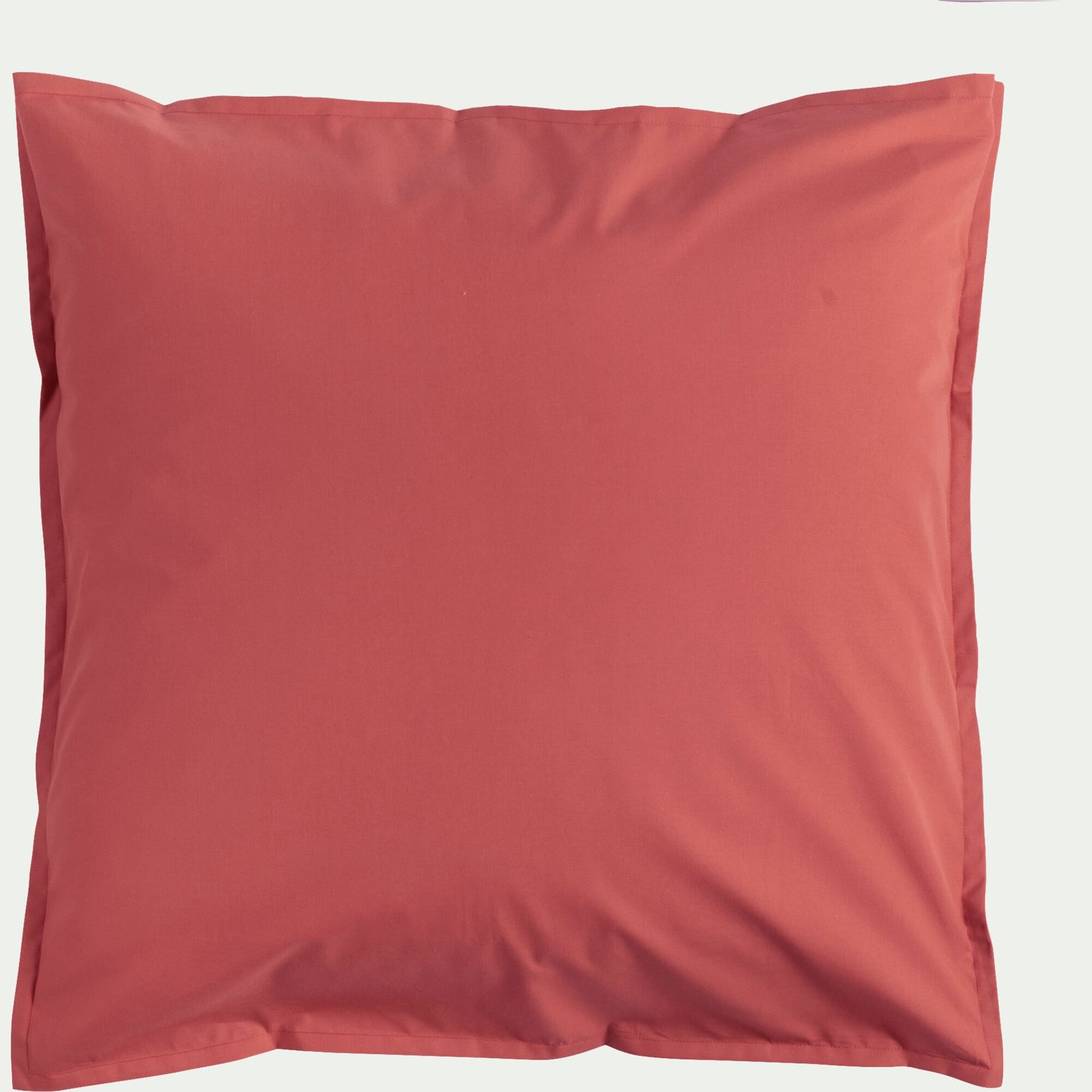 MIRAGE - Lot de 2 taies d'oreiller en coton 65x65cm - rose framboise