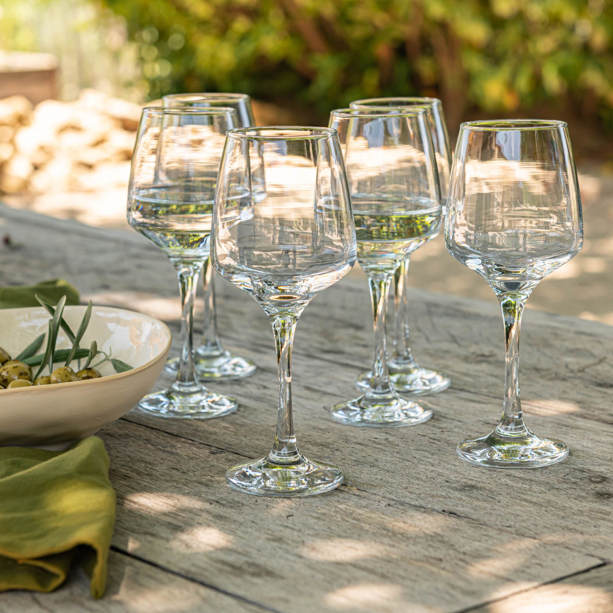 LAL - Coffret de 6 verres à vin 29,5cl - transparent
