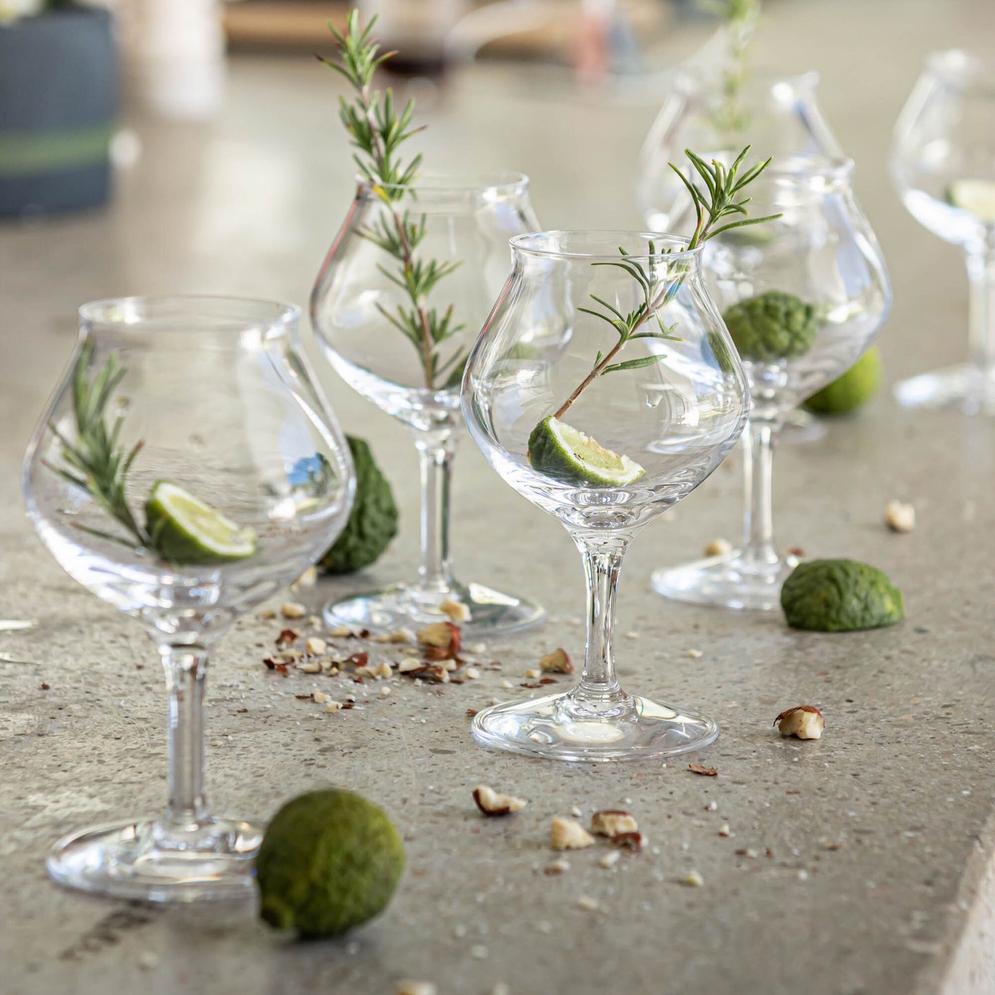 SPIRITS - Coffret de 6 verres à rhum en cristallin 17cl - transparent