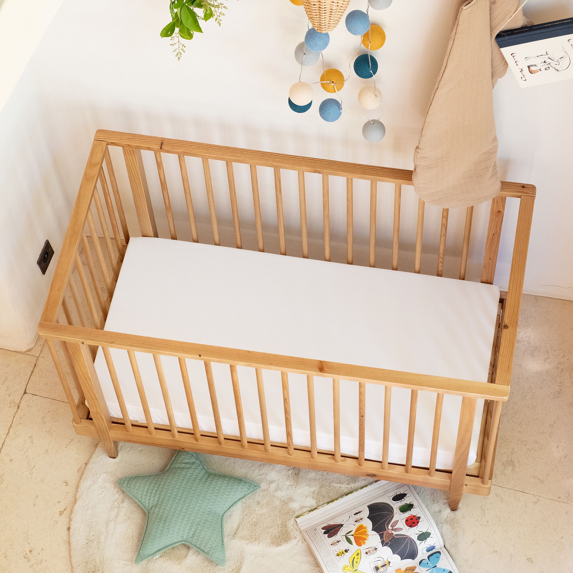 ALAN - Matelas bébé en mousse H10cm - 60x120cm