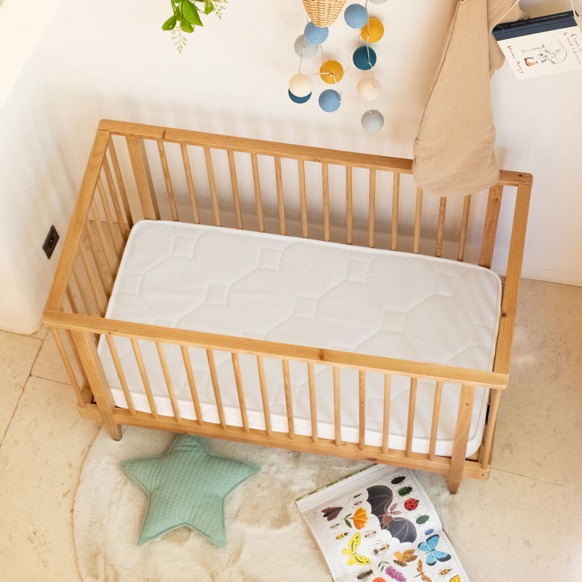 KOALA - Matelas bébé Bultex nano 60x120cm - H12cm