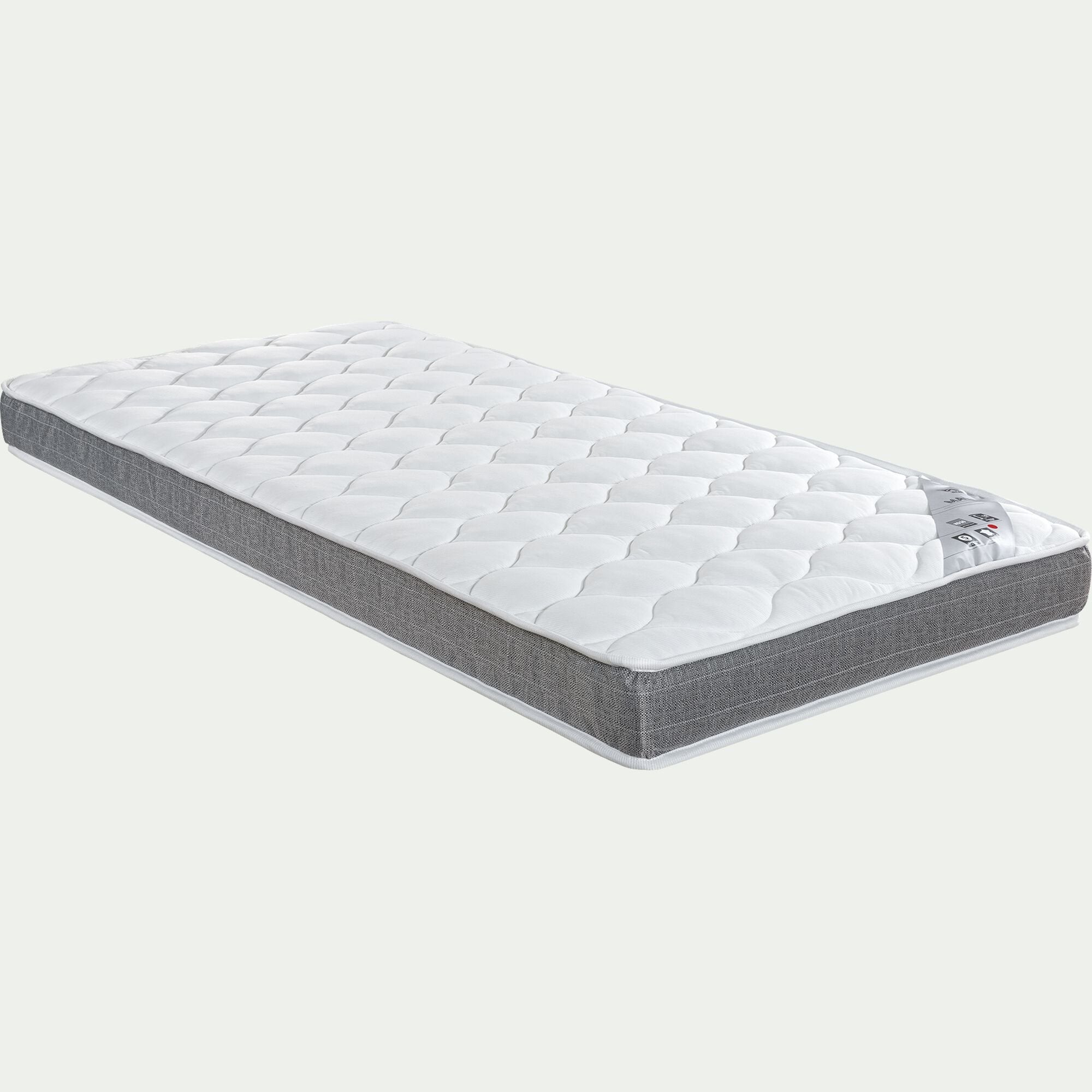 MADIE - Matelas alinea en mousse accueil équilibré 15cm 90x200cm - blanc