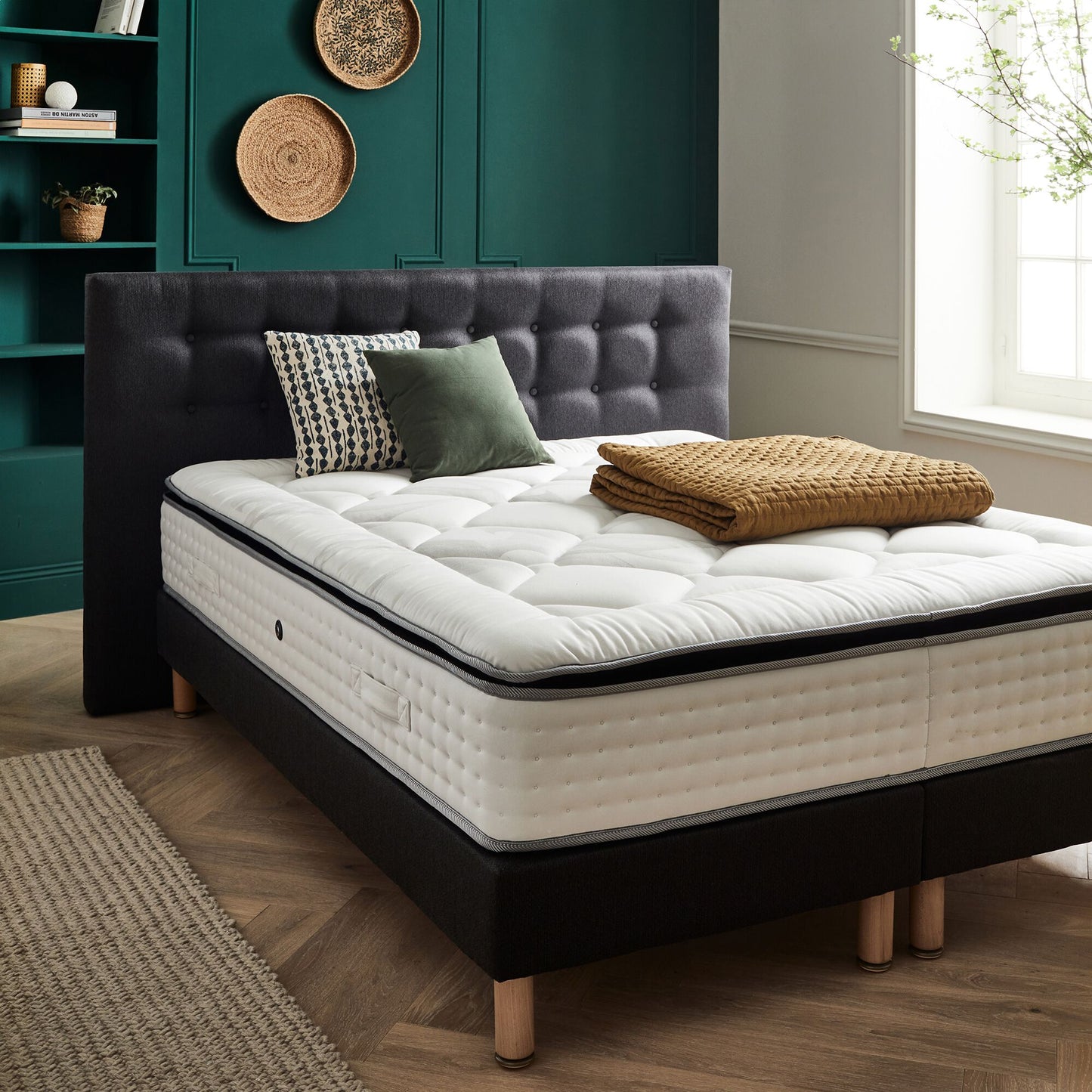 REYNIER - Matelas alinea à ressorts accueil moelleux 160x200cm