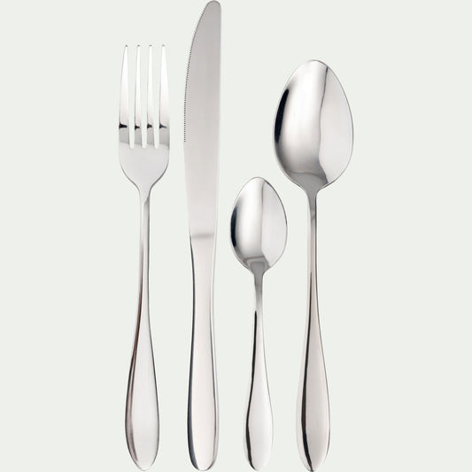 FATI - Ménagère 16 pièces en inox - argenté métallisé
