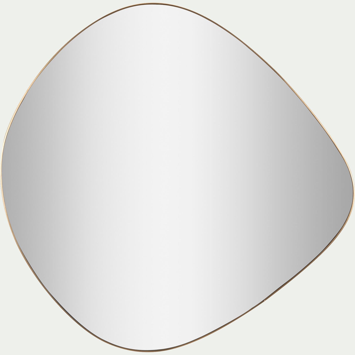 ANITOLO - Miroir organique en métal 58,5x60cm - doré