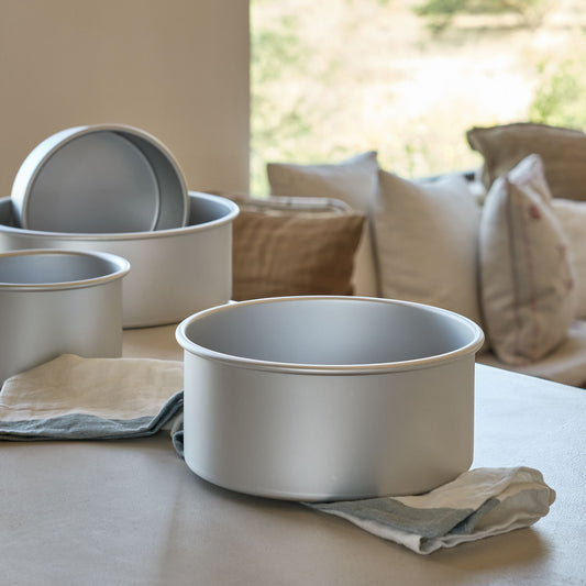 PATISDECOR - Moule à gâteau rond en aluminium D23xH10,2cm - argenté