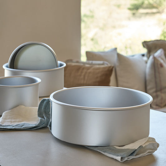 PATISDECOR - Moule à gâteau rond en aluminium D28xH10,2cm - argenté