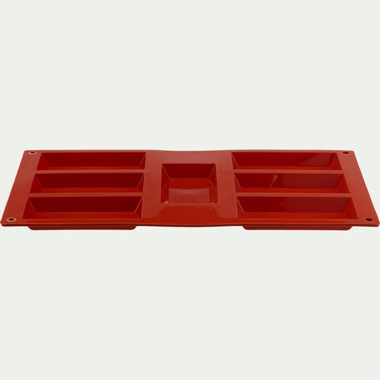 SILIKOMART - Moule à financiers en silicone platinium - marron