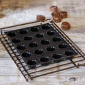 FLEXIPAN - Moule pour 20 muffins en fibre de verre et silicone - noir