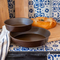 GOBEL - Moule à manqué rond en acier D26cm - marron