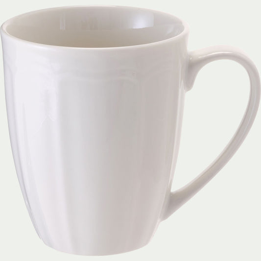 MARLI - Mug en porcelaine 35cl - blanc