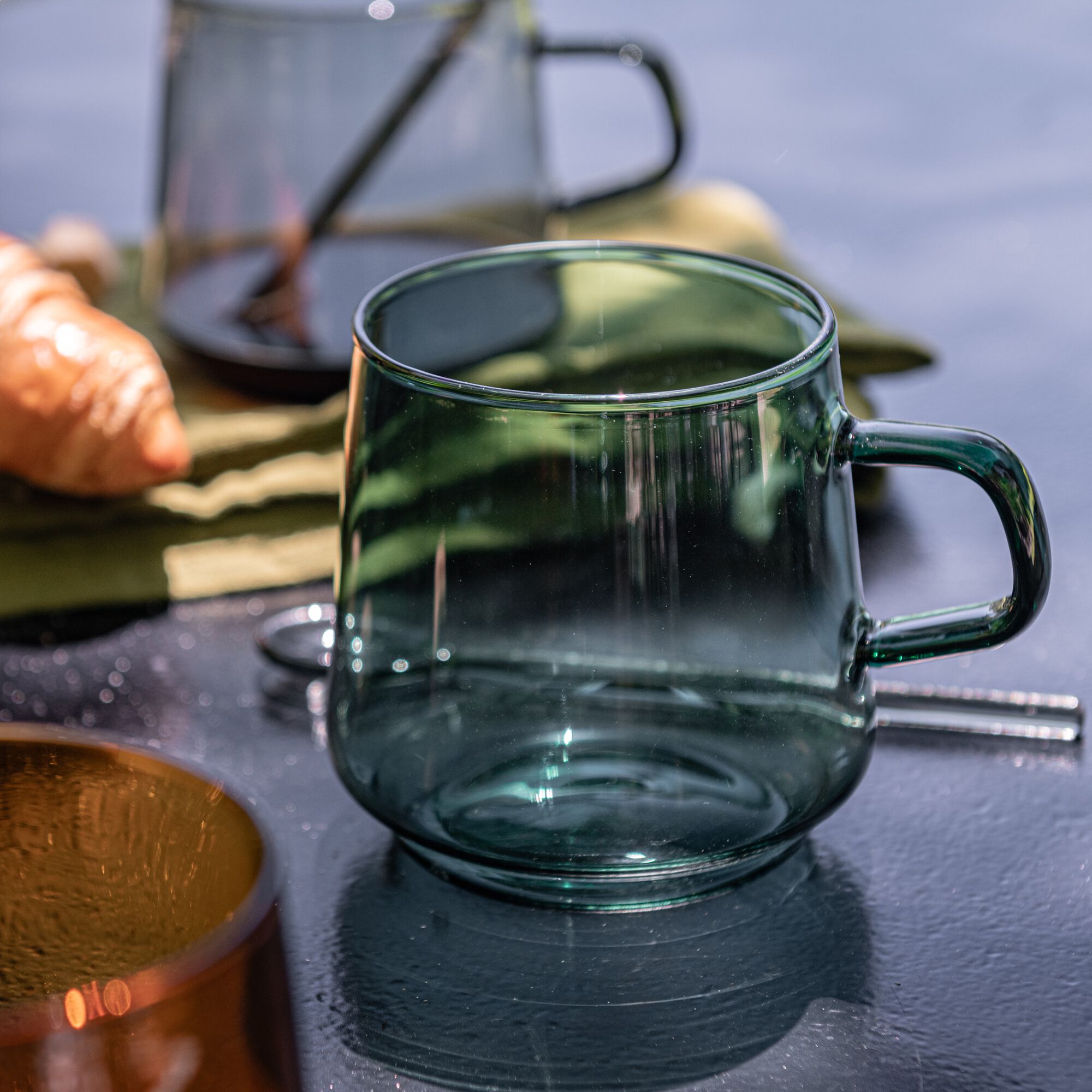 IGGY - Mug en verre 42cl - vert agave