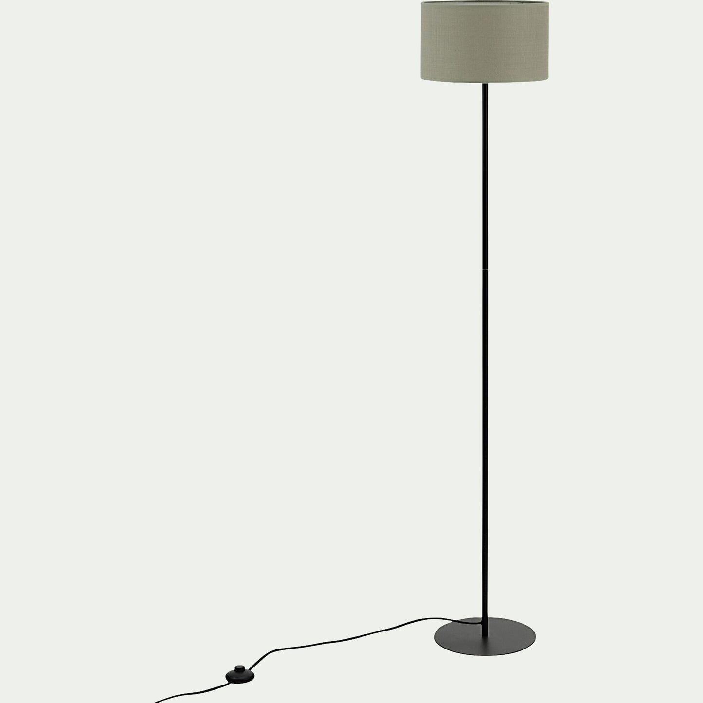 NANS - Lampadaire en métal - vert olivier D30cm
