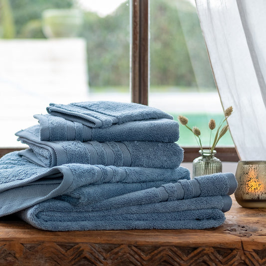 NOUN - Linge de toilette - bleu autan