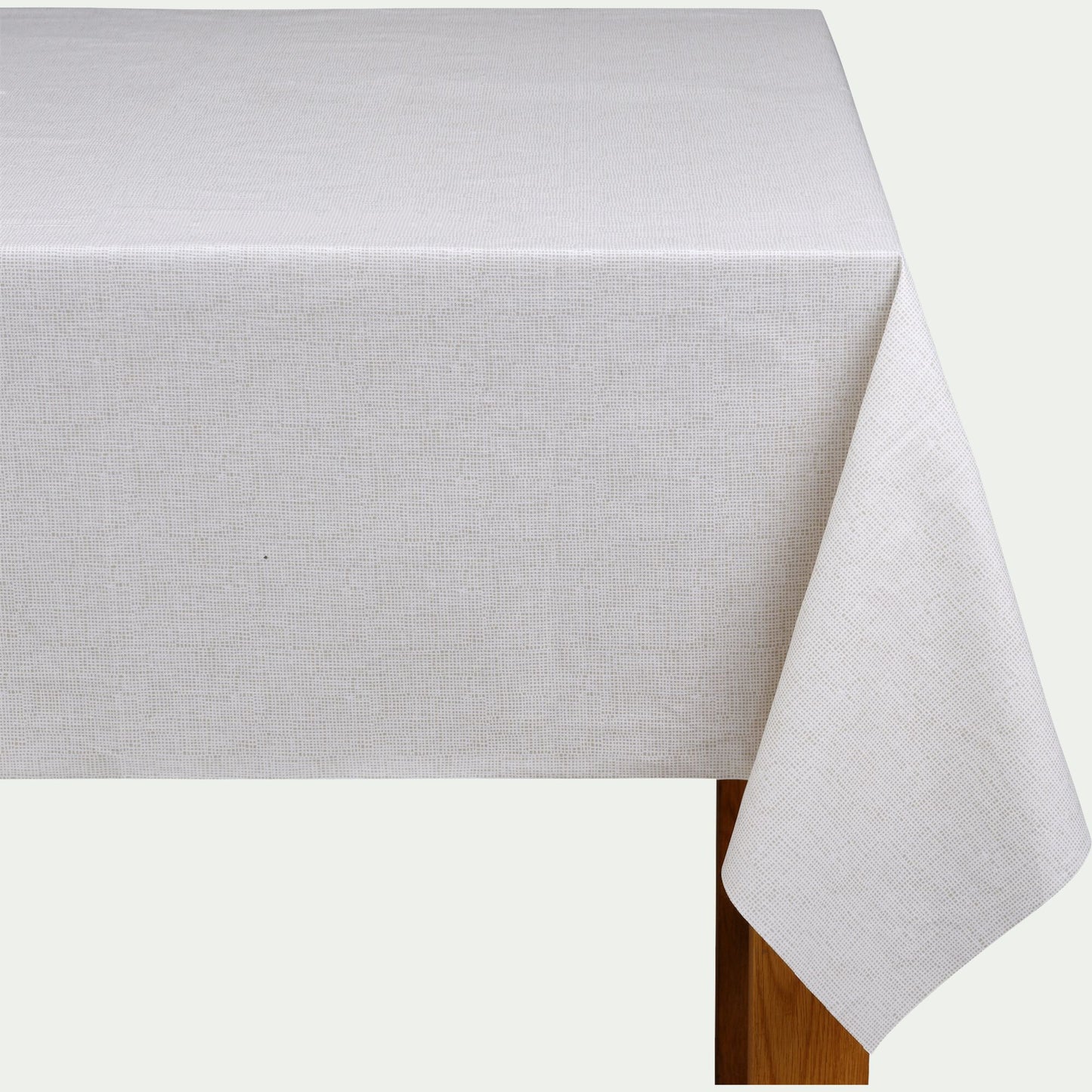 TAMY - Nappe enduite en coton - beige alpilles 150x250cm