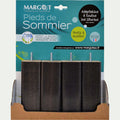 CARRE - Pieds de sommiers gris foncés H17 cm - jeu de 4