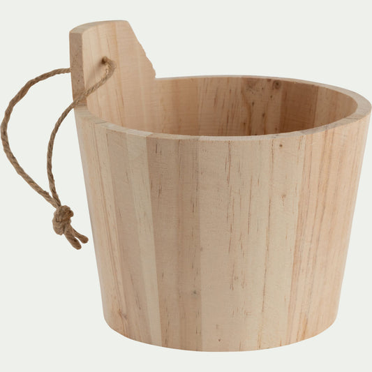 OSLO - Panier de rangement en pin - bois clair