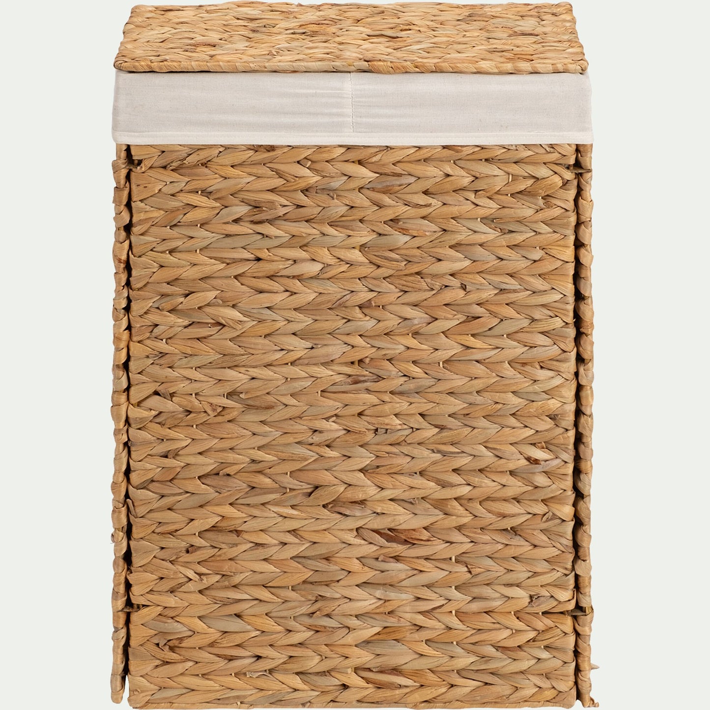 JACINTHE - Panier en jacinthe d'eau H55xL38cm - naturel