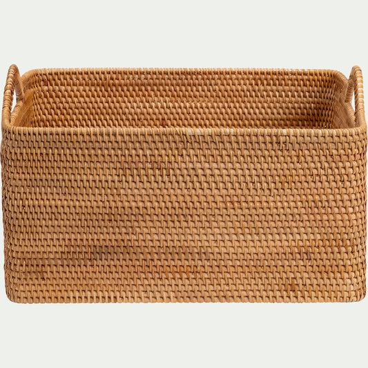 MATERA - Panier à linge en rotin L50xl37XH25cm - naturel