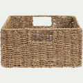 GARLABAN - Panier en jonc de mer H15xL30xl30cm - naturel