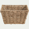GARLABAN - Panier en jonc de mer H11xL19cm - naturel
