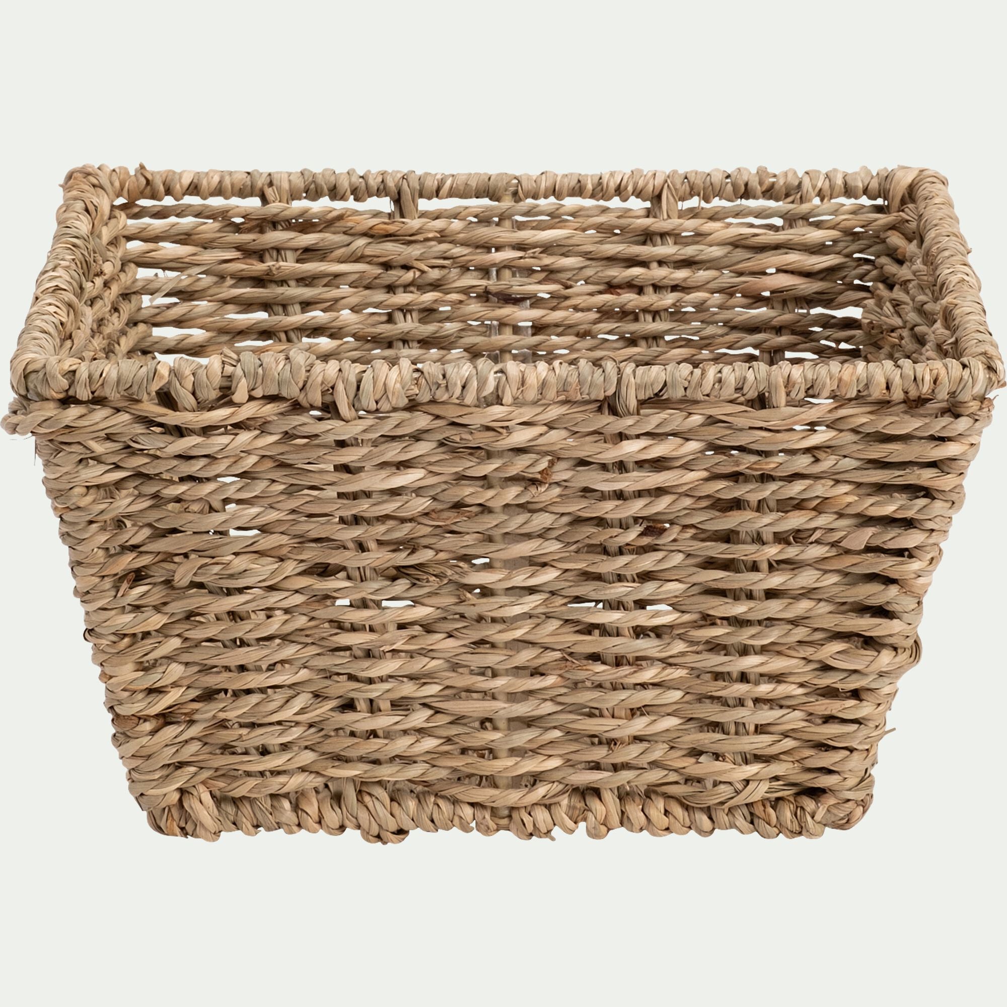GARLABAN - Panier en jonc de mer H11xL19cm - naturel