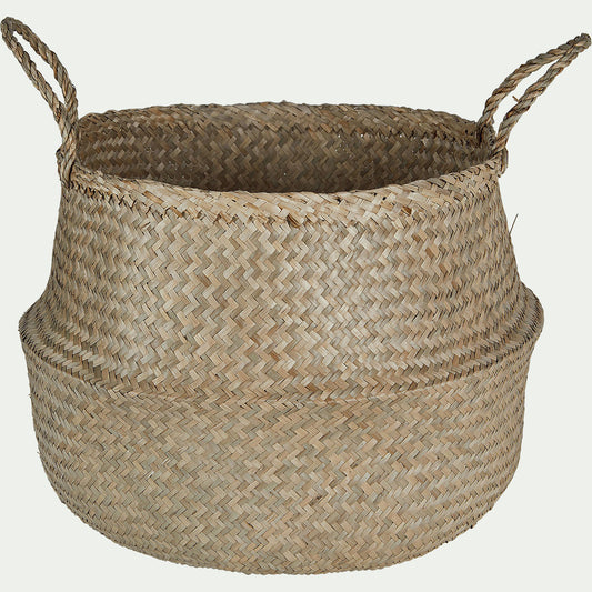 NEO - Panier en jonc de mer - naturel D40cm