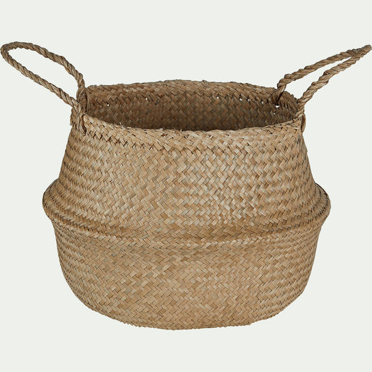 NEO - Panier en jonc de mer D35cm - naturel