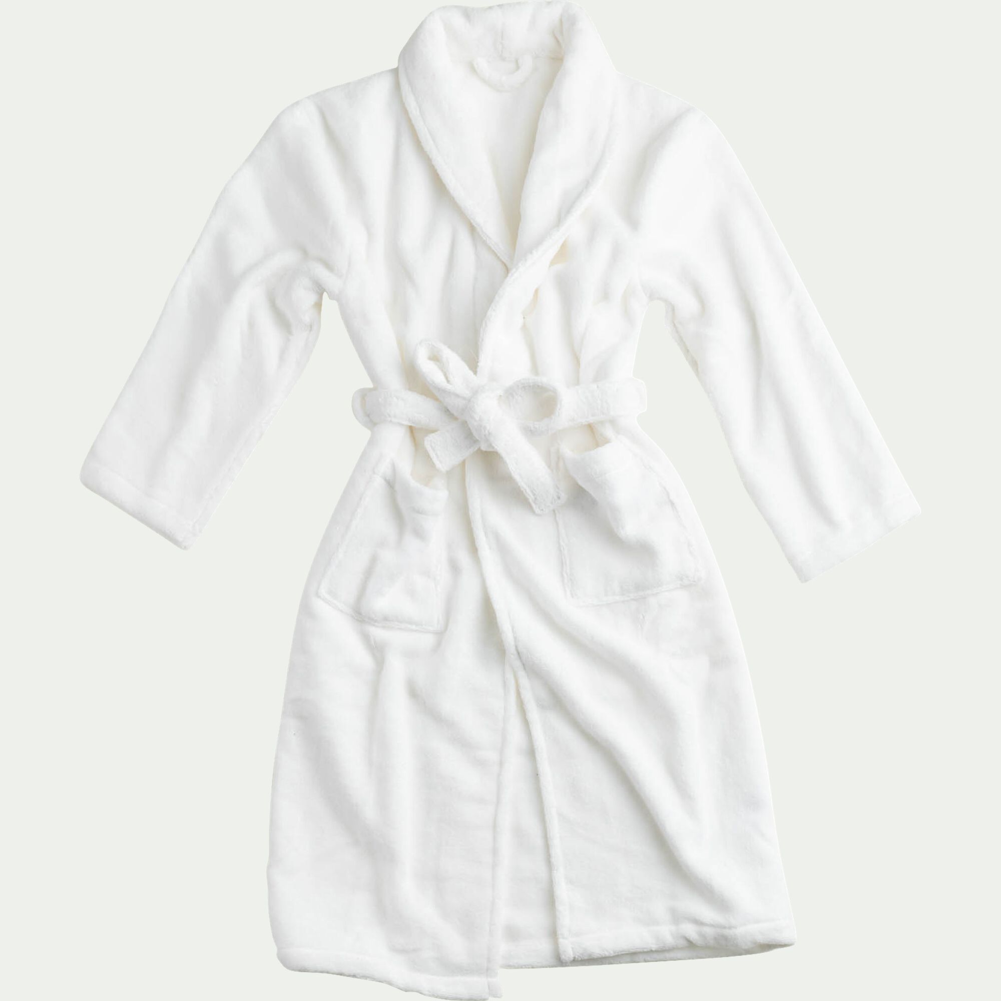 COCON - Peignoir en coton L/XL - blanc optique