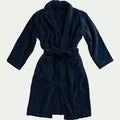 COCON - Peignoir en coton S/M - bleu céou