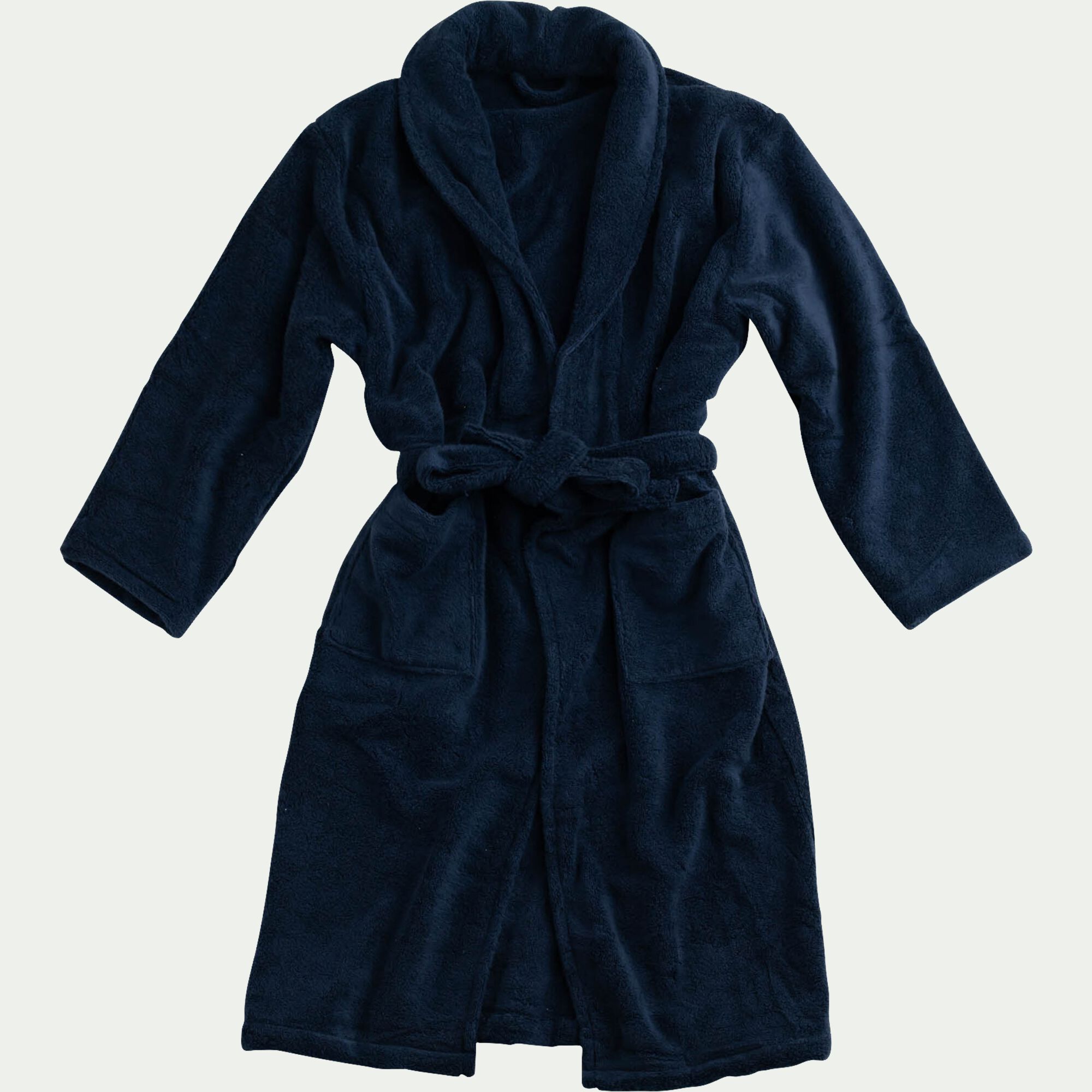 COCON - Peignoir en coton L/XL - bleu céou