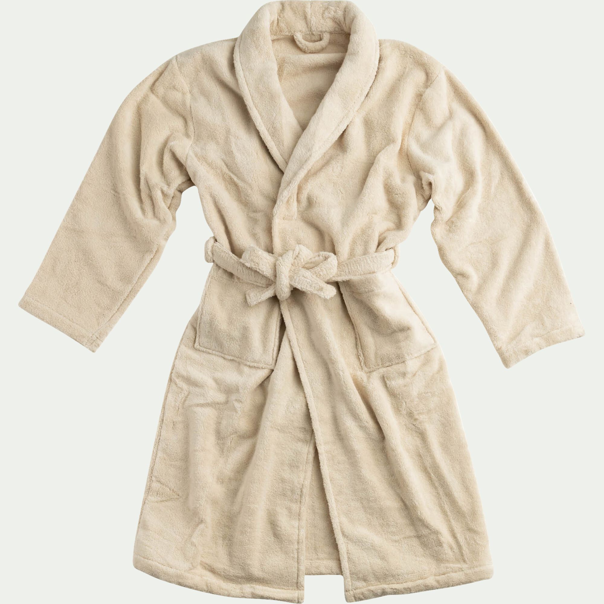 COCON - Peignoir en coton L/XL - beige