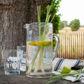 GOULADO - Carafe avec anse en verre bullé 1,1L - transparent