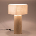 CALLISTA - Pied de lampe électrifié en fibre de verre D15cm - beige