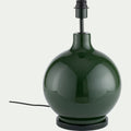 IKARIA - Pied de lampe électrifié en verre D34cm - vert