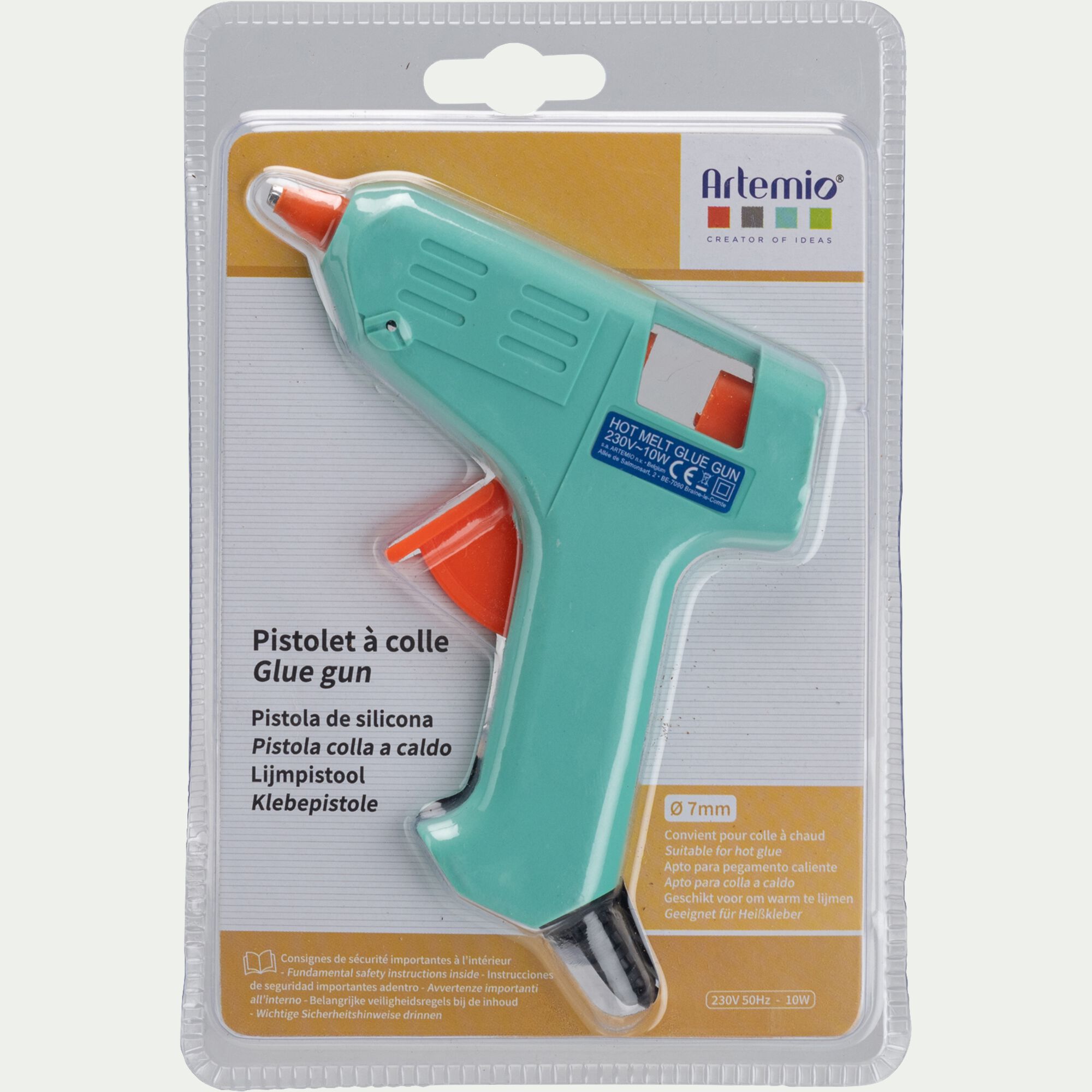 ARTEMIO - Pistolet à colle - vert