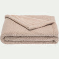 ELLA - Plaid en polaire 127x152cm - beige