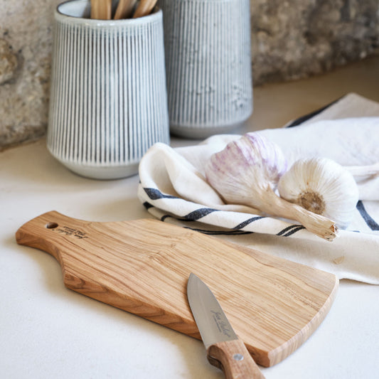 OLIVIA - Planche à découper en bois d'olivier L25,5cm - bois clair