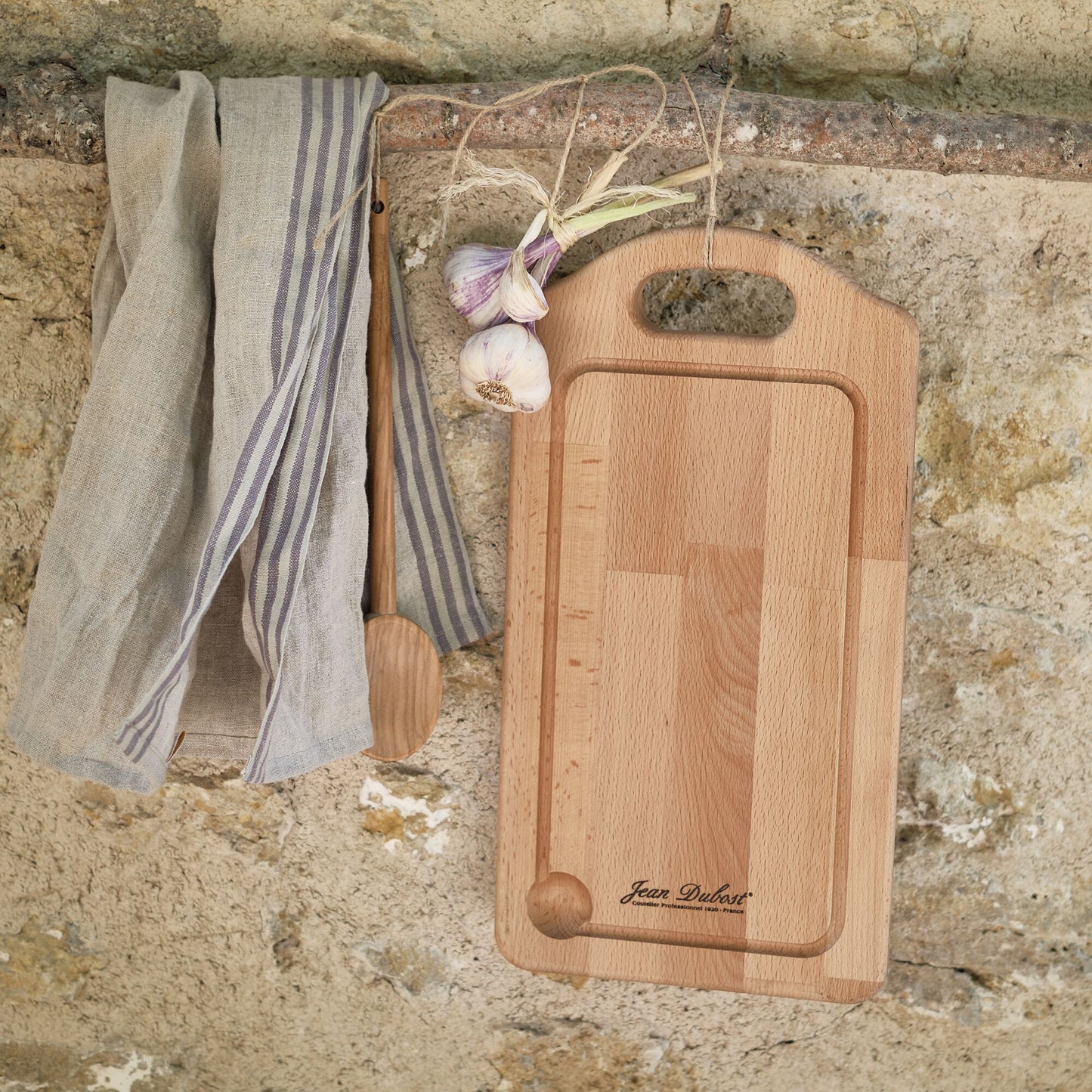 SABRE - Planche à découper en bois de hêtre L40cm - bois clair