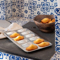 GOBEL - Plaque de cuisson pour 12 madeleines en fer - argenté