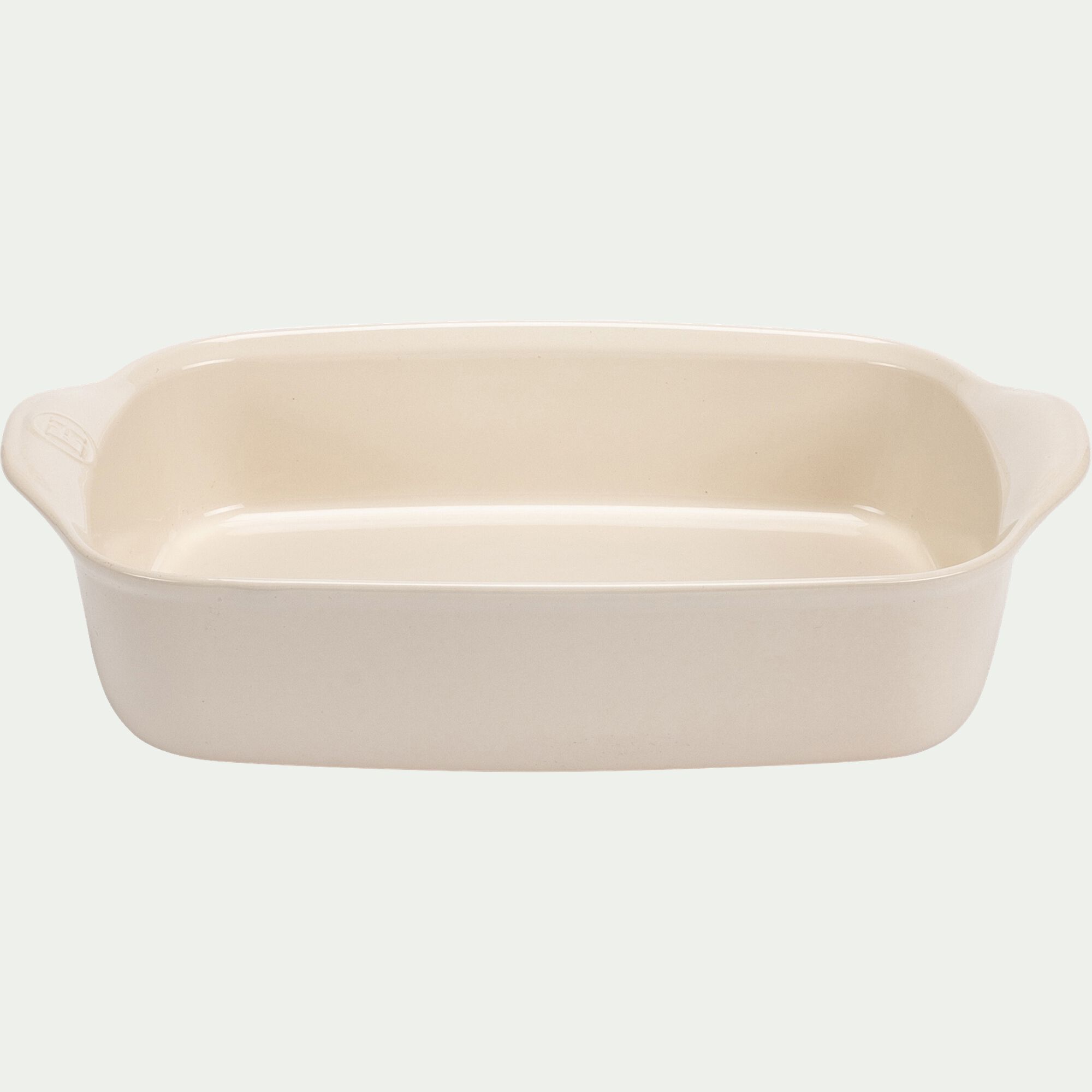 EMILE HENRY - Petit plat à four individuel en céramique L30cm - beige