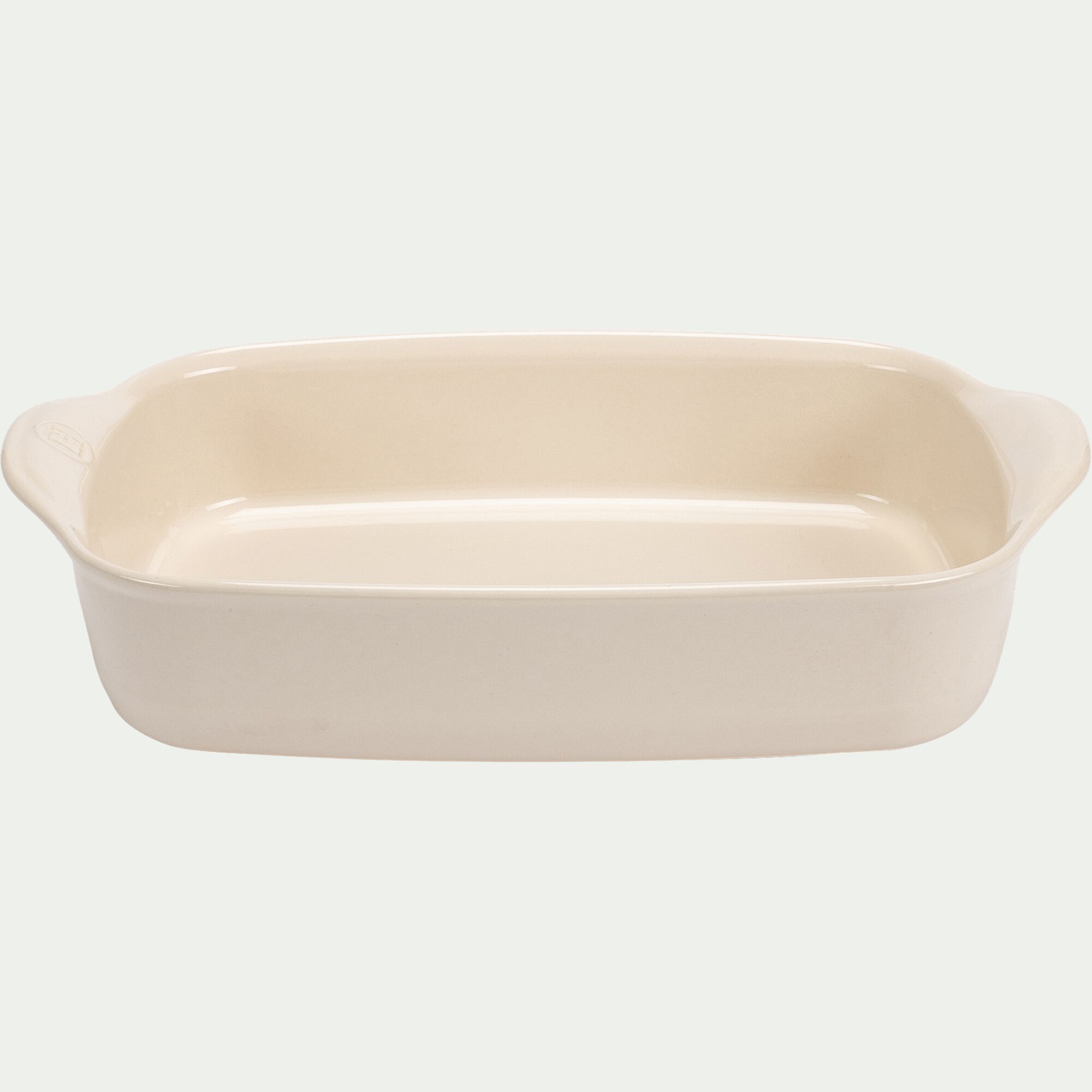EMILE HENRY - Plat à four en céramique L36,5cm - beige