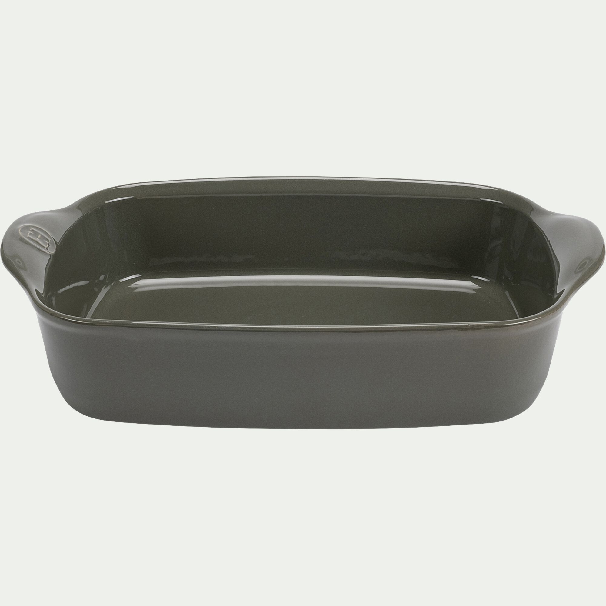 EMILE HENRY - Plat à four en céramique L36,5cm - vert cèdre