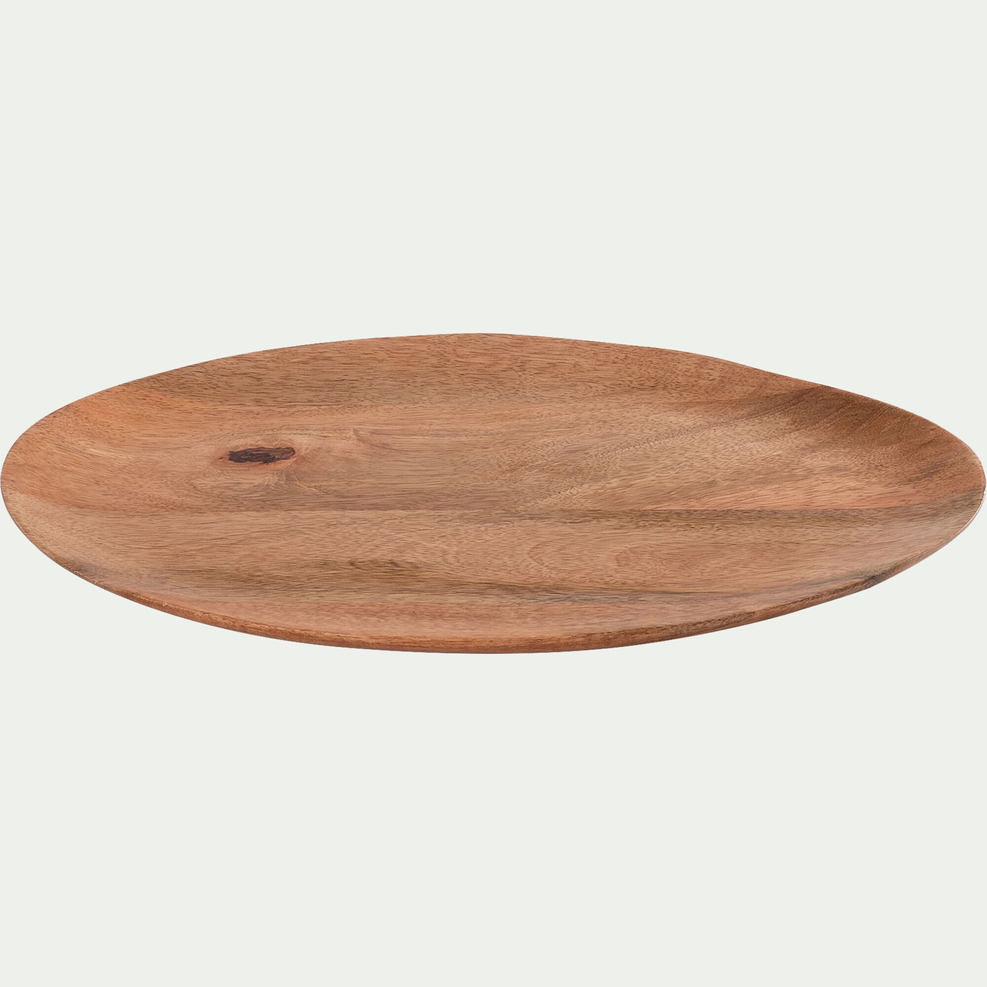 DOSA - Plat de présentation organique en bois de manguier L36cm - naturel