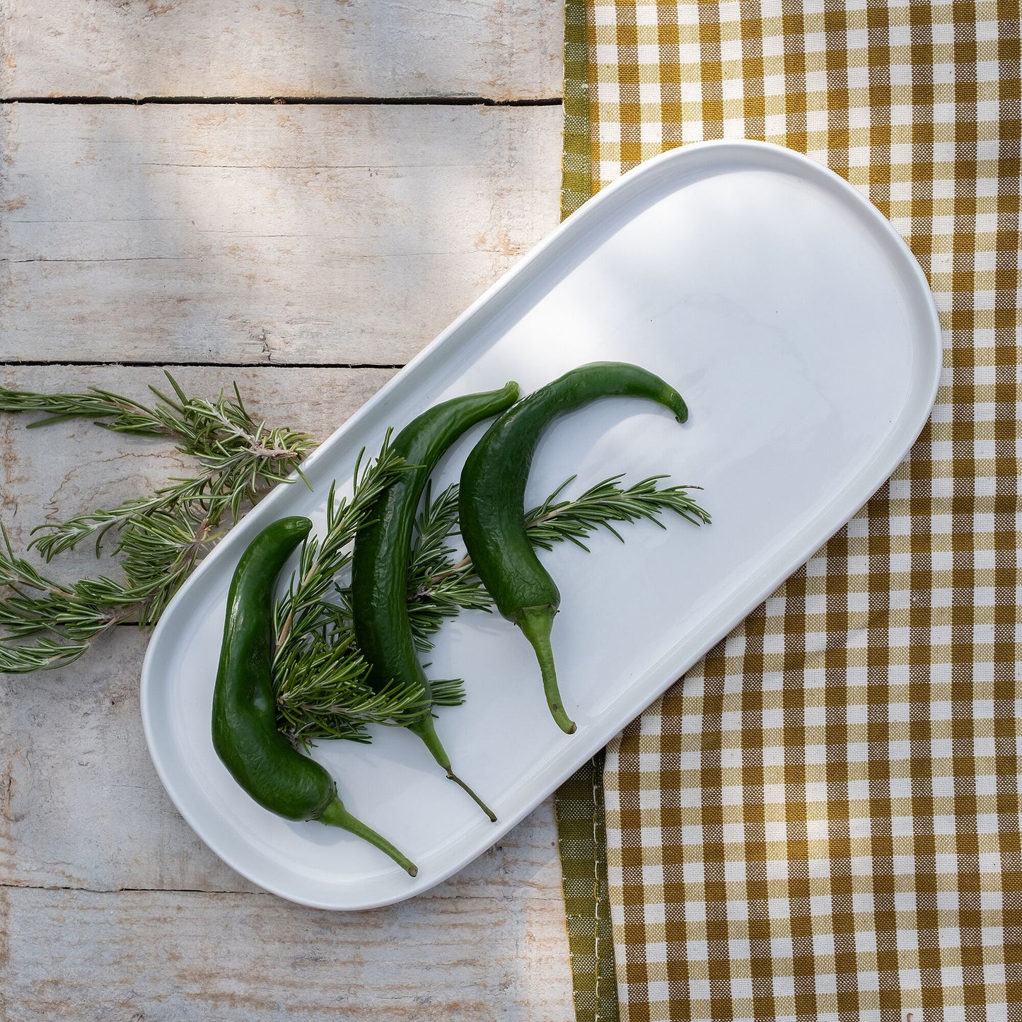 OVA - Plat ovale en porcelaine L33cm - blanc