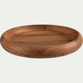BAULON - Plateau décoratif rond en bois d'acacia D45,5cm - naturel
