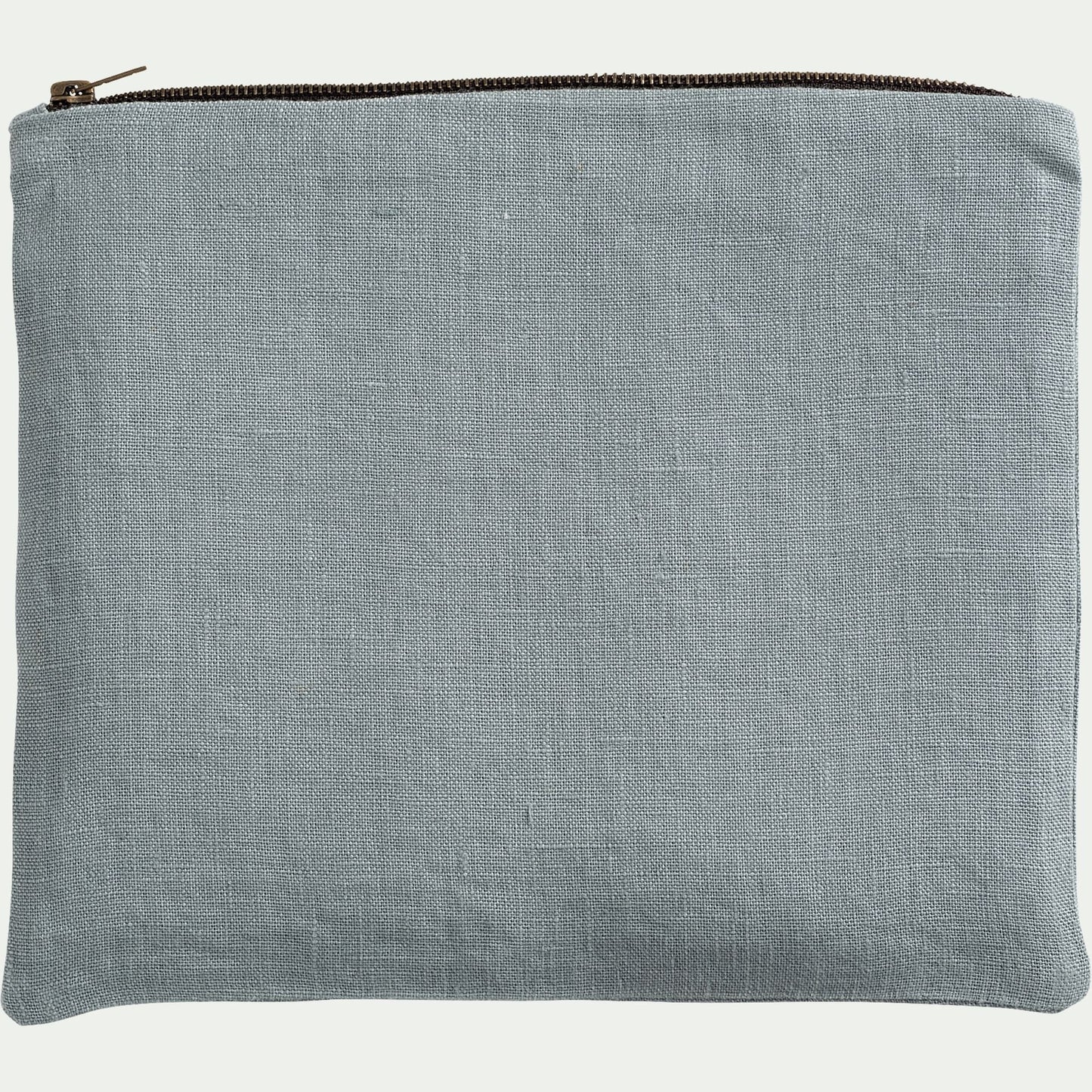 LUCETTE - Trousse de toilette en lin - bleu calaluna
